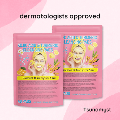 silky - turmeric kojic acid pads