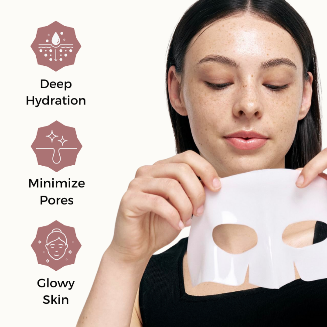 silky - collagen face mask